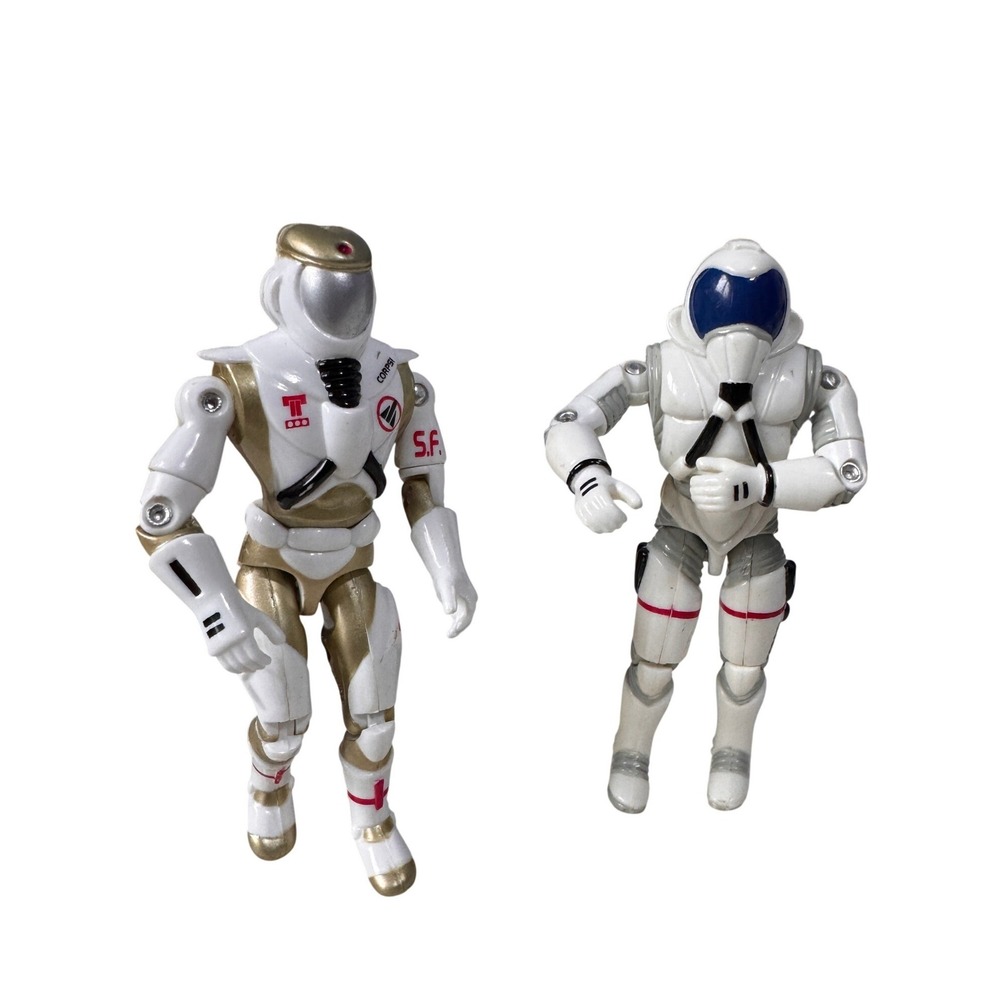 Lanard The Corps STAR Force Space Astronaut Action‎ Figure Lot 2 Vintage 90s